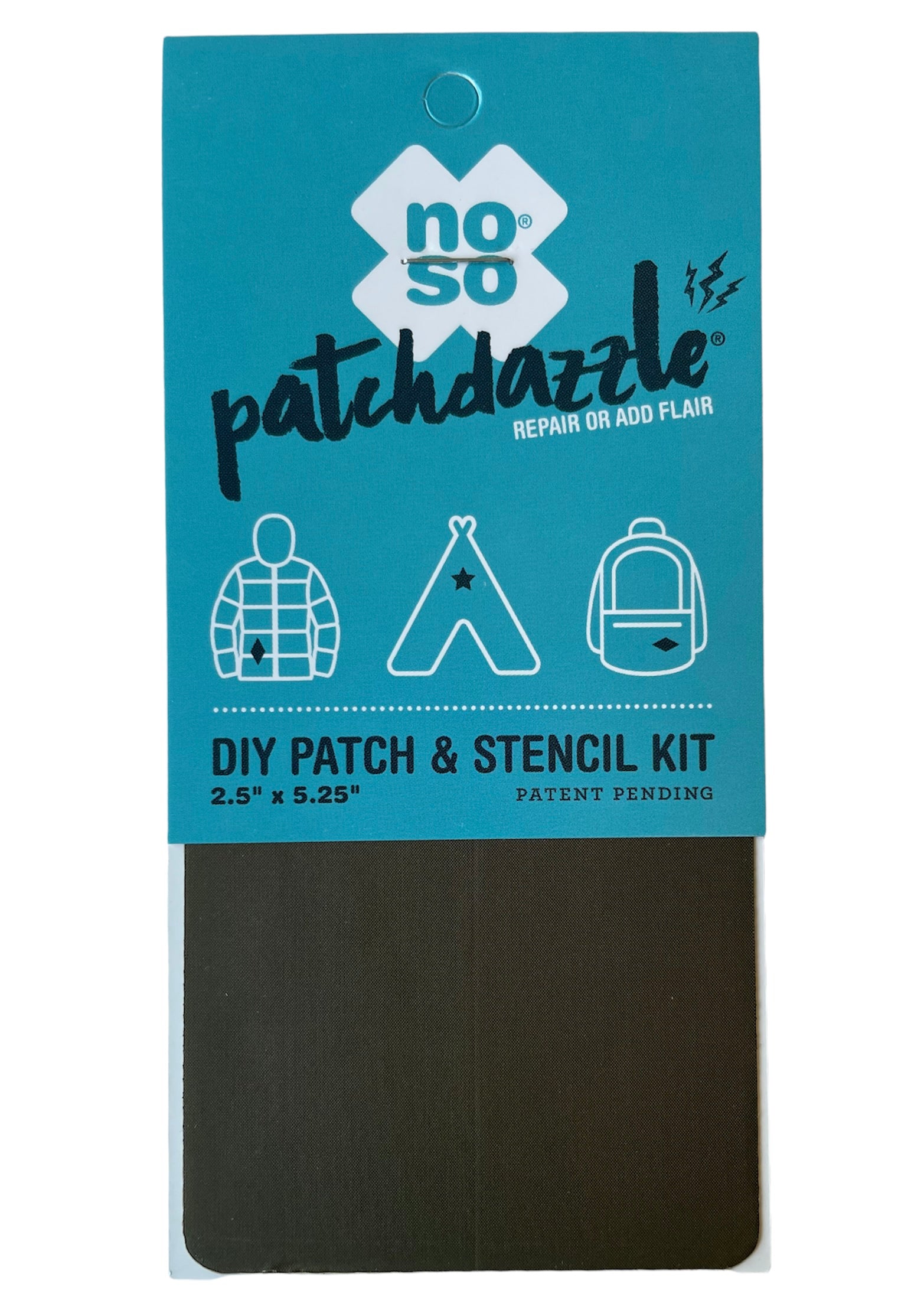 NoSo No Sew Patch - Paisley Pods